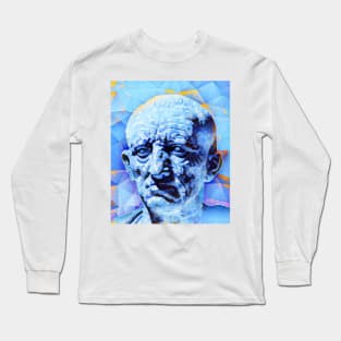 Cato the Elder Portrait | Cato the Elder Artwork | Cato the Elder Painting 14 Long Sleeve T-Shirt